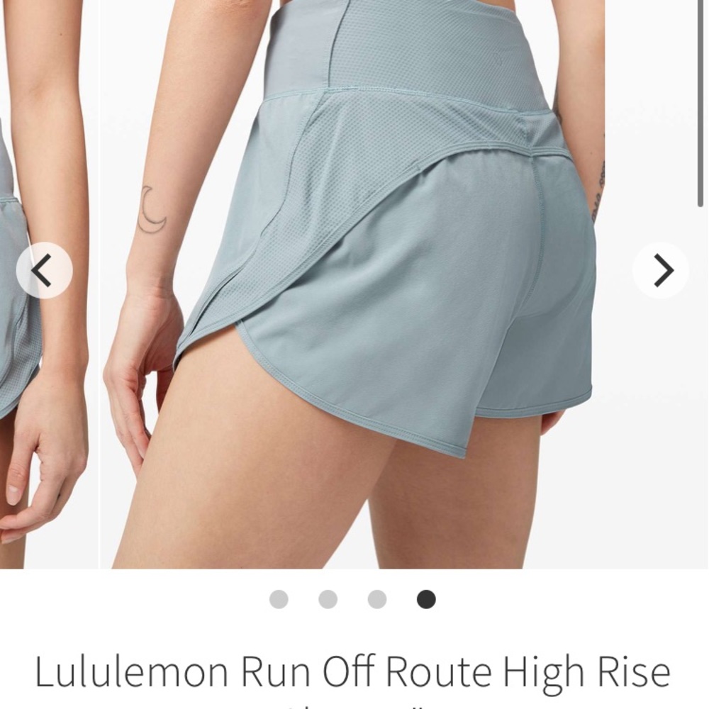Lululemon Run Off Route HR shorts size 4